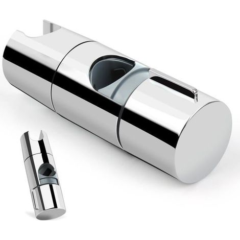Support de douchette à main – ABS chromé – Réglable, installation sans perçage (1/5)