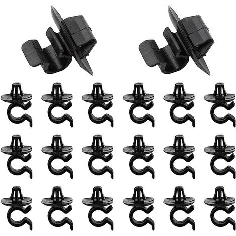 20 pezzi di clip di fissaggio per barra del cofano, staffa di montaggio per clip di fissaggio del cofano in plastica, clip di fissaggio del cofano in plastica 792834 6992P3, per auto