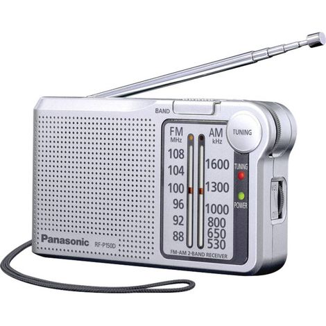 Panasonic RF-P150DEG Radio tascabile FM Argento