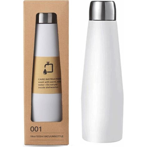 500ml Stainless Steel Insulated Bottle, 12 Hours Hot and 24 Hours Cold, Small Insulated Bottle, BPA Free, Double Walled, Suitable for Soft Drinks, Travel, 100% Leak Proof for Sports. (1/5)