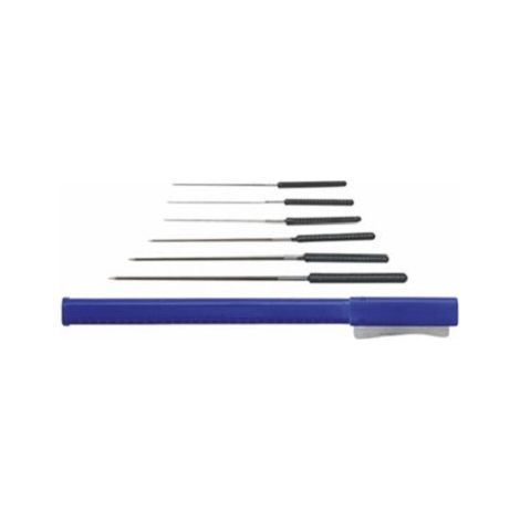 ABC F7787/4 ASSORTIMENTO DI 6 ALESATORI CONICI PENTAGONALI CON ASTUCCIO IN PVC (1/2)