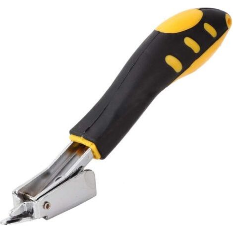 Dégrafeuse avec Manche en Caoutchouc, Arrache Agrafe Tapissier Agrafeuse Tapissier pour Arrache Clou Outils de Tapissier (1/5)