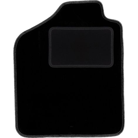 Alfombrilla de conductor negra para Fiat Uno hatchback (1983-2001)