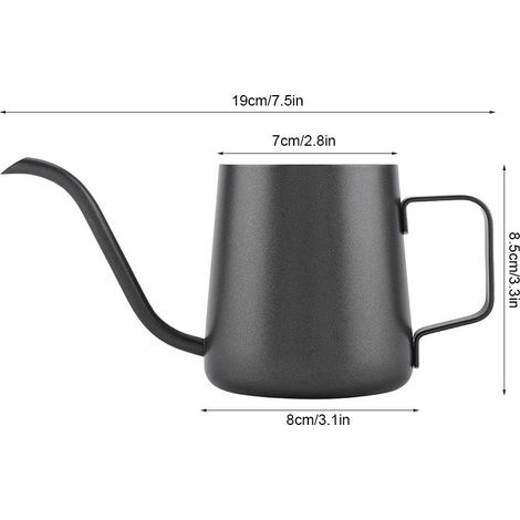 Cafetière à filtre en acier inoxydable de 350 ml (1/5)