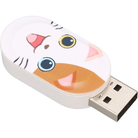 Niedlicher USB 2.0-Stick mit Katzenmotiv, 64 GB, antimagnetisch. (1/5)
