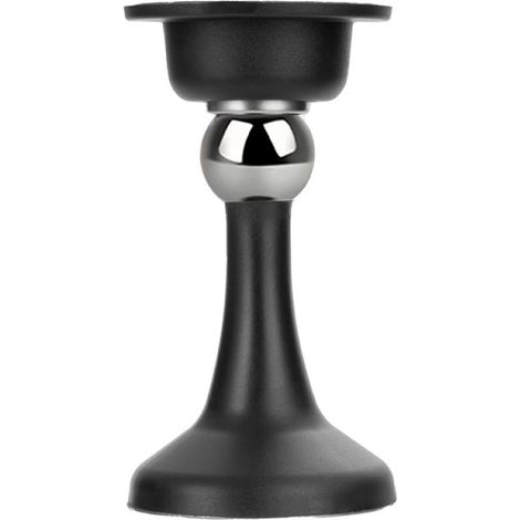 Magnetische Türstopper – Halten Türen offen – Leistungsstarker magnetischer Türstopper für die Unterseite der Tür, robuster Türhalter zur Wand- und Bodenmontage (Schwarz, 2er-Pack) (1/5)