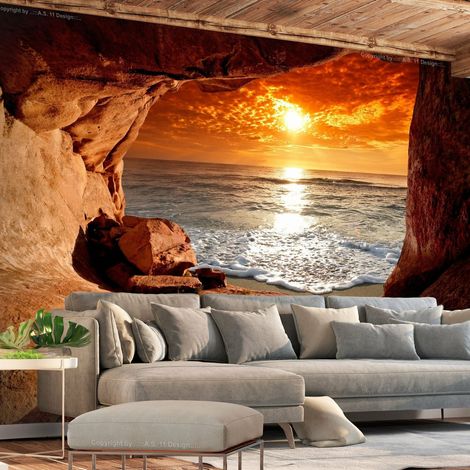 Papier peint sortie de la grotte - 300 x 210 cm (1/4)