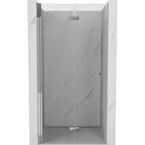 Mexen Mist-F Falttür Dusche links 70 cm, transparent, Chrom - 8A6-070-000-01-00-L (1/5)