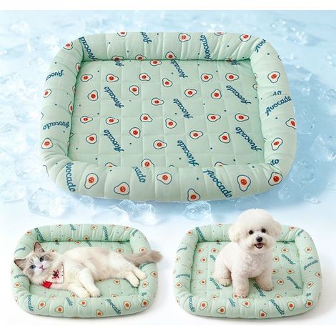 Alfombrilla refrescante para mascotas，manta refrescante de verano，cama refrescante para gatos，alfombrilla autoenfriadora，M (55 x 43 cm) (1/5)
