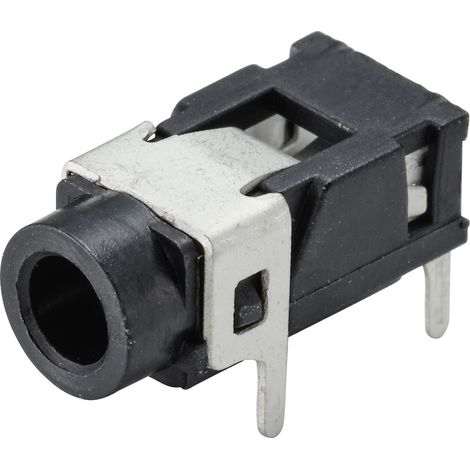 TRU COMPONENTS TC-9465732 Klinken-Steckverbinder 3.5 mm Buchse, Einbau horizontal Polzahl: 3 Stereo (1/2)