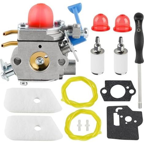 Compatible avec carburateur 128RJ 28cc pour débroussailleuse Husqvarna 128LD Weed Eater 128CD 128L 128R 545081850 545081848 Carburateur pour débroussailleuse Craftsman 358792031 358792030 (1/4)