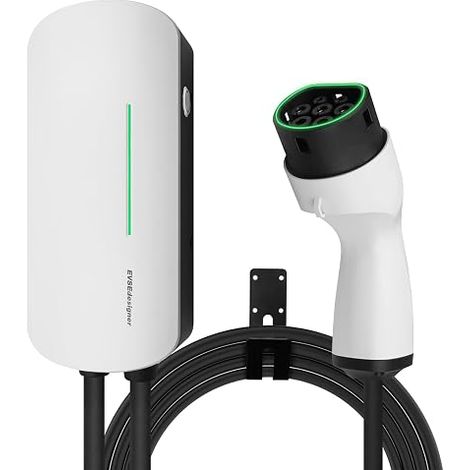 7.4kW Type 2 Home Charging Station for Electric Vehicles Single Phase Cable 6M Outdoor and Indoor Use RCD Typ B 30mA AC + 6mA DC (1/5)