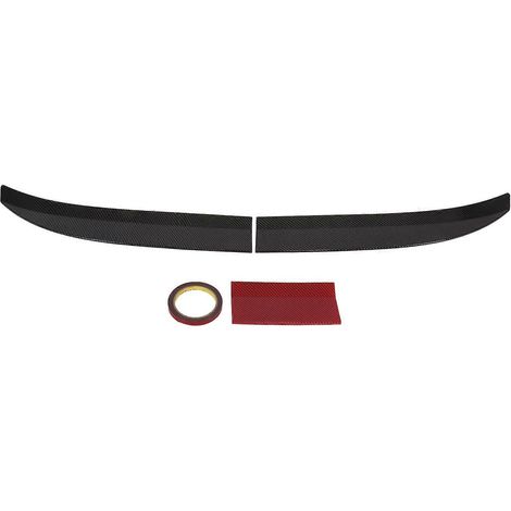 3-teiliges Heckspoiler-Set aus ABS, verstellbar, verschleißfest, hitzebeständig, universell für Limousinen, Carbonfaser-Optik (1/5)