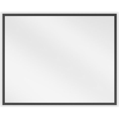 Mexen Loft rechteckiger Badezimmerspiegel 50 x 40 cm, schwarzer Rahmen - 9852-050-040-000-70 (1/5)
