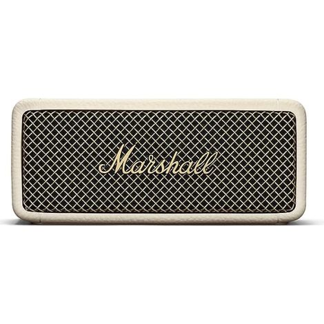 Marshall Emberton II Enceintes Bluetooth Portables, sans Fil, Ip67 Résistant à la Poussière et à l'eau, Plus de 30 Heures de Lecture, Charge Rapide - Creme (1/5)