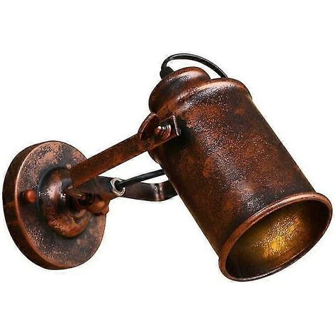 Industrielle Wandleuchte, Retro-Wandleuchte im Landhausstil für den Innenbereich, Vintage-Wandleuchte, Nachttischlampe für Wohnzimmer, Schlafzimmer, Bett (1/5)