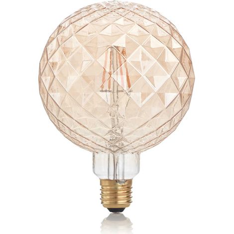 10 Lampadine Led Pearl E27 4 Watt 2200 K 380 Lm Vintage Ambra