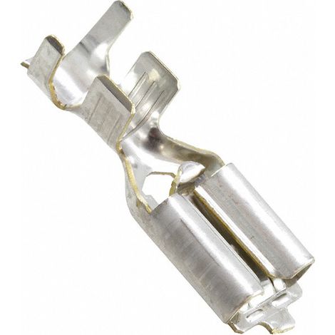 Terminale Positive Lock 6,3X0,8 Series 250 femmina AWG 15-10