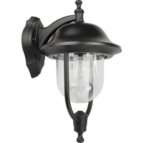 Applique esterna rétro nera 1 luce E27 IP43 SU-MA Prince (1/5)