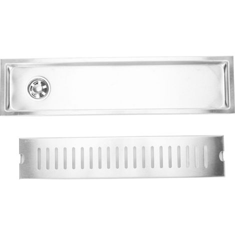 Odor Rectangular - Floor-Proof Stainless Steel, Suitable for Long-Term Use in Hotel Shower Rooms, 661g (Intermediate Drain) (Secondary Drain) (1/5)