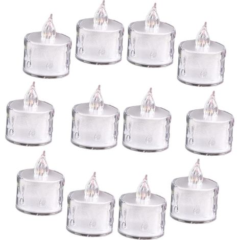 Lot de 12 Bougies LED sans Flamme à Piles Bougies (1/5)