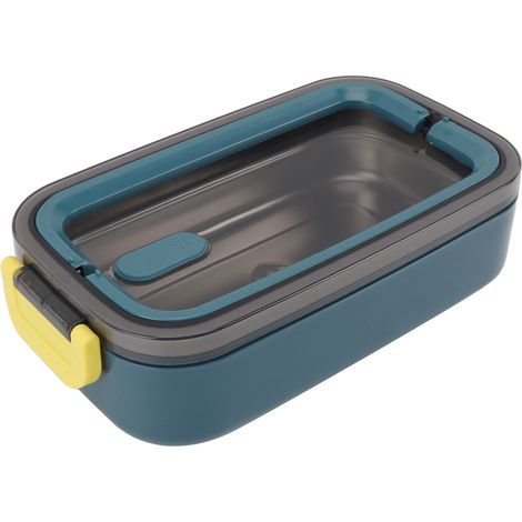 Isolierte Lunchbox aus Edelstahl 304, auslaufsicher, stylische blaue Bento-Box für Schüler, Schule und Büro (1/5)
