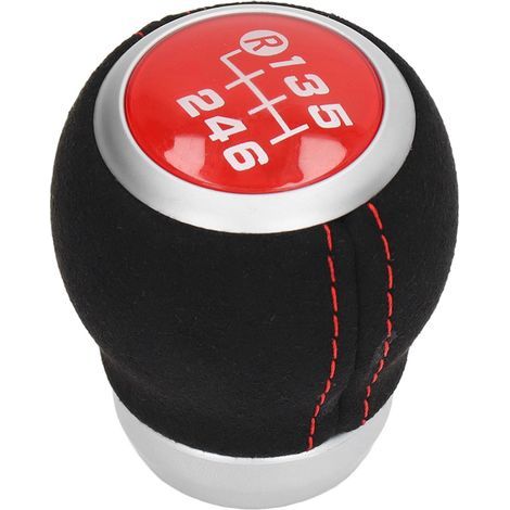 Acouto Boutage de Changement de Vitesse à 6 Vitesses, Confortable et élégant, Ajustement Précis pour, Décalage Fluide avec Design pour L'intérieur de la Voiture, PVC/ABS/Matière en. (1/5)