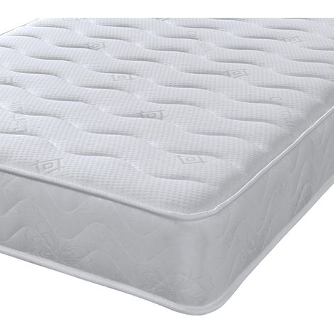 Extreme Comfort Approx 7" Deep Wave Cool Touch Micro Quilted Suitable for Kids Bed Memory Foam and Spring Mattress, 5ft9 by 2ft6 Shorty 75cm x 175cm