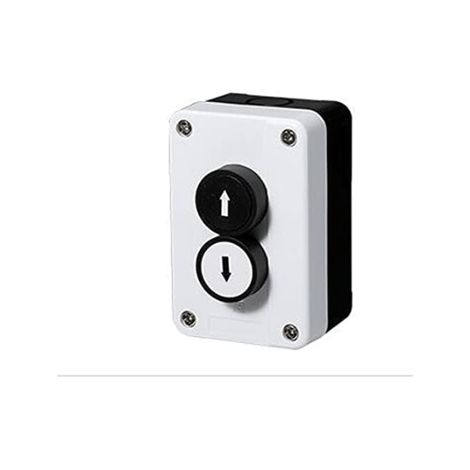 Double interrupteur pour portes de garage, étanche, levage, bouton-poussoir, portes sectionnelles, bouton-poussoir (1/4)