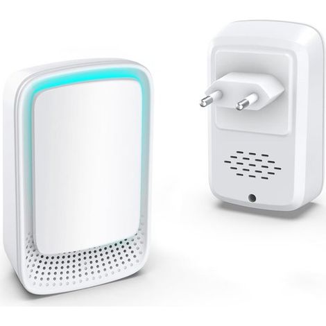 Purificatore d'aria a spina, purificatore d'aria a ioni negativi per ufficio, camera, bagno e animali domestici (1 pezzo) (1/5)