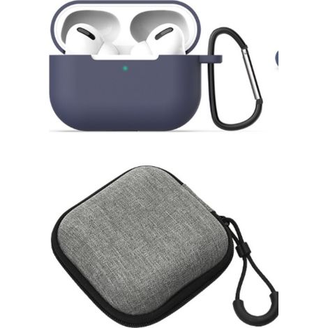 1 Étui en silicone, housse protectrice fine, mousqueton, sangle anti-perte, support poignet, sac de rangement, gris lavande (1/5)