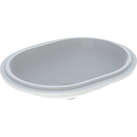Geberit VariForm lavabo à encastrer elliptique, 550x400mm, sans (1/2)