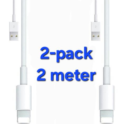 Lot de 2 câbles de charge Lightning pour iPhone