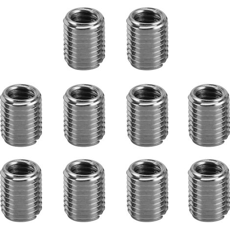 10 pièces écrous de réparation rallonge filetage mâle outils manchon fileté inox composants (1/5)