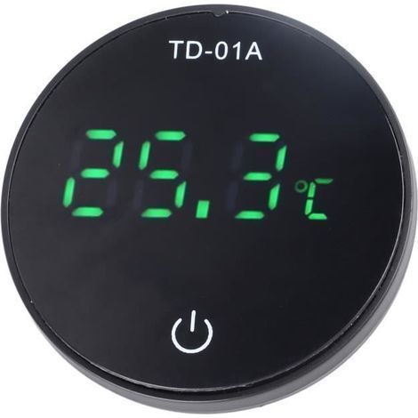 LED-Display-Aquarienthermometer, digitales Thermometer für Aquarien, präzise LED-Anzeige, Tierbedarf, Hydrometer (1/4)
