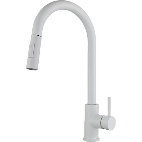 Robinet de cuisine à capteur tactile, mitigeur pivotant 360° en acier inoxydable, robinet orientable avec détecteur doré amovible, sensible au toucher (1/4)