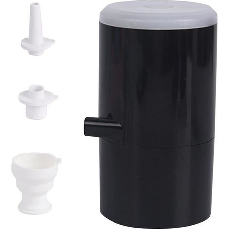 Pompe À Air Électrique Avec 3 Buses, Lumière Led, Sans Fil, Rechargeable Par Usb, Pompe À Air Portable, Pompe À Air Rapide[H2470] (1/4)