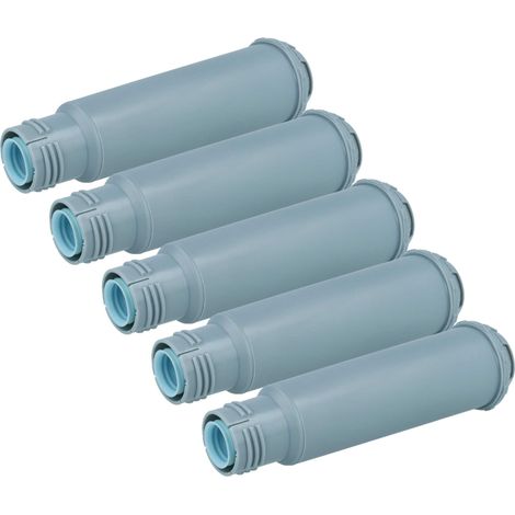 vhbw 5x Wasserfilter Filter kompatibel mit Siemens TZ60003 Kaffeevollautomat, Espressomaschine Grau (1/5)
