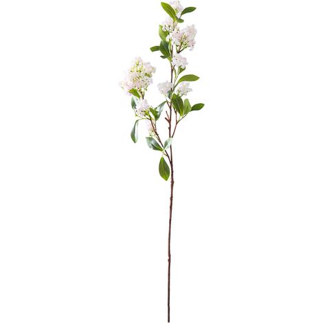 Fleurs Artificielles - Lilas Synthétique en Plastique pour Décoration Intérieure - Bouquet ou Centre de Table - 1 Pièce (1/5)