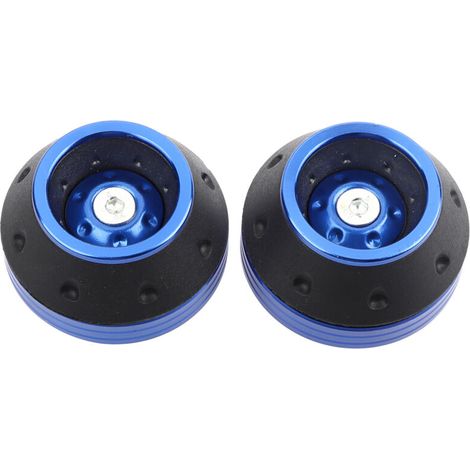 Cadre de roue de fourche avant en aluminium CNC, curseur de moto, Protection contre les chutes, Scooter, cyclomoteur, bleu (1/4)