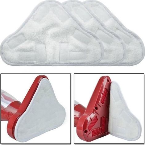 10PCS lingettes microfibres lavables pour balai vapeur H2O 5 en 1 (1/4)