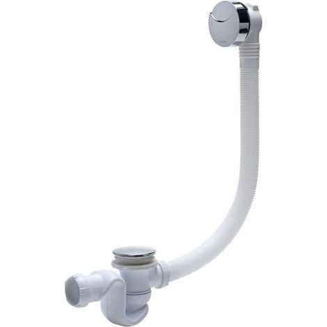 WIRQUIN Vidage de baignoire a câble L700 - Siphon cobra en ABS (1/2)