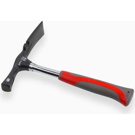 Meister Maurerhammer 600 g schwarz Hammer für Mauerarbeiten Putzarbeiten und Baustelle
