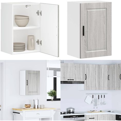 vidaXL Küchen-Hängeschrank Porto Grau Sonoma Holzwerkstoff (1/5)