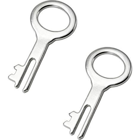 Lot de 2 tirelires clés pour tirelire BTE N° 3 – Lot de 2 clés de rechange pour serrure de tirelire BTE Allemagne 39 mm, clé avec métal pour tirelire n° 3, accessoire de tirelire, finition robuste (1/5)