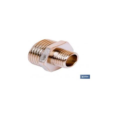 Pack mit 5 zylindrischen Reduzierstücken R-1/8 R-3/8