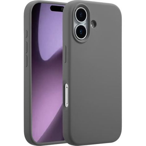 Coque Rvelon en silicone MagSafe pour iPhone 17 - Gris (1/4)