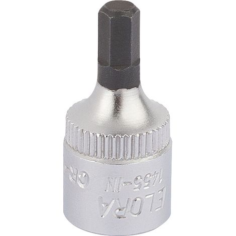 Draper 1455-IN 4mm (1/4 inch) Square Drive Elora Hexagon Screwdriver Socket for Precision Fastening (1/5)