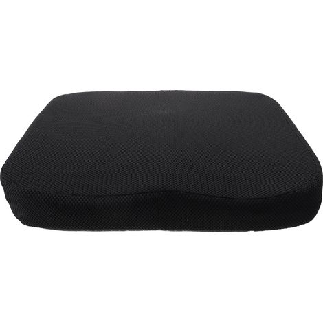 Coussin de siège auto en éponge noire, confortable et simple