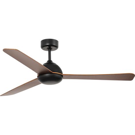 Ventilateur de plafond Grid DC Noir avec télécommande (1/2)